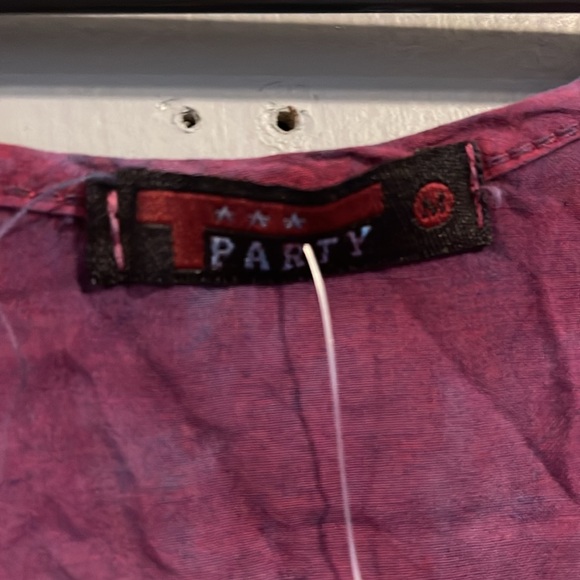 T PARTY dipdye the dye slip on dress size M - Picture 2 of 7